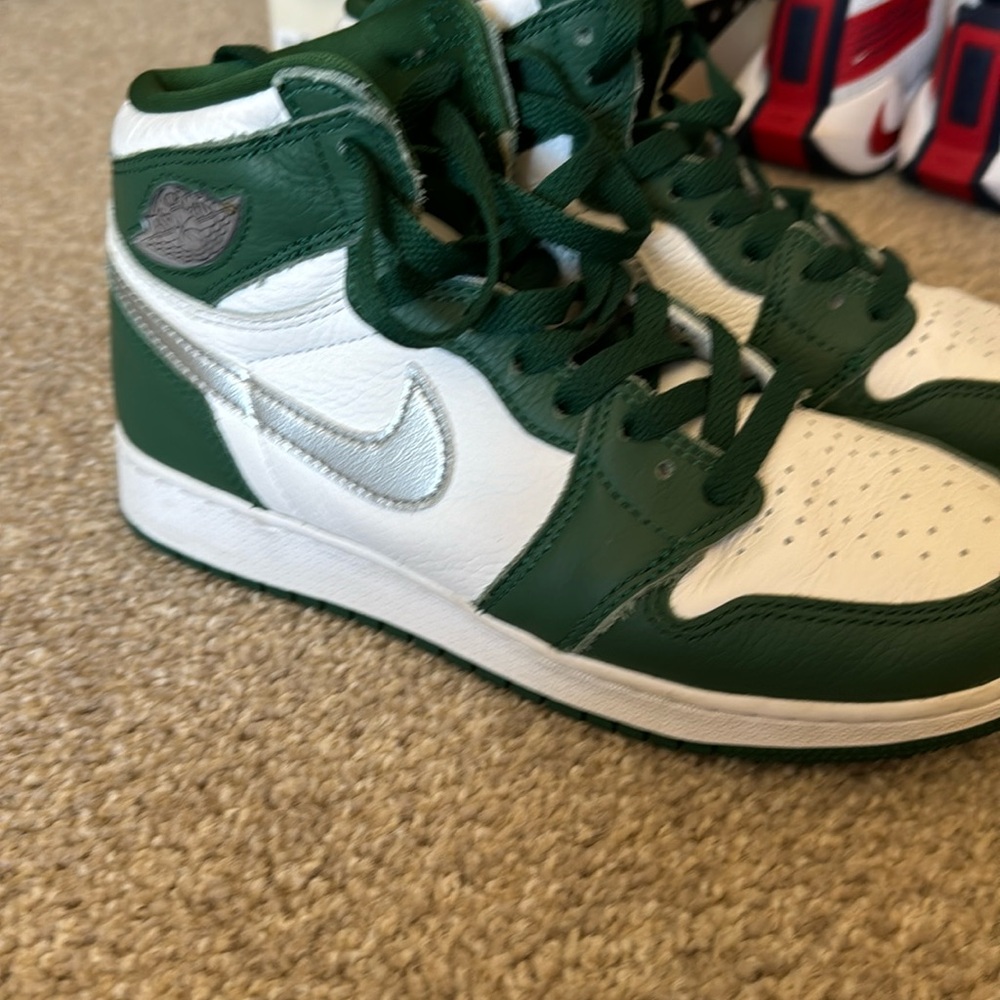 Green Jordan 1s